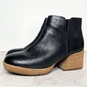 KORK-EASE Rubi Black Heeled Booties